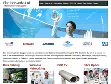 Tablet Screenshot of elannetworks.co.uk